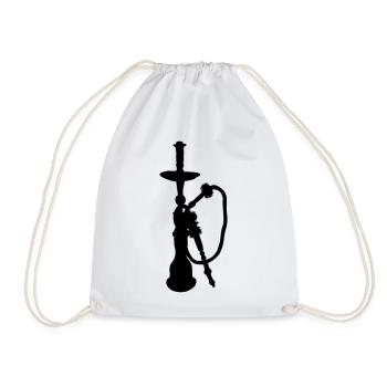Figure d’ombre de conduite d’eau - Sac de sport léger - blanc - Devant