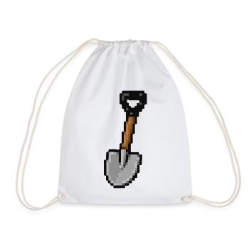 Pixel Shovel - Sac de sport léger - blanc - Devant
