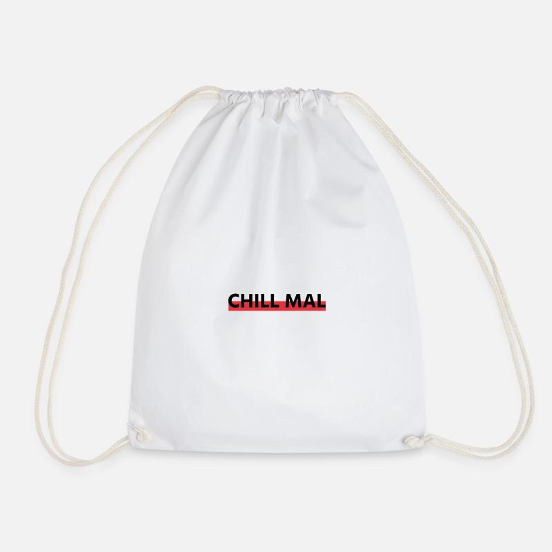 Chill mal! - Turnbeutel - Weiß