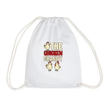 The Chicken Granny 4 - Turnbeutel - Weiß - Vorne