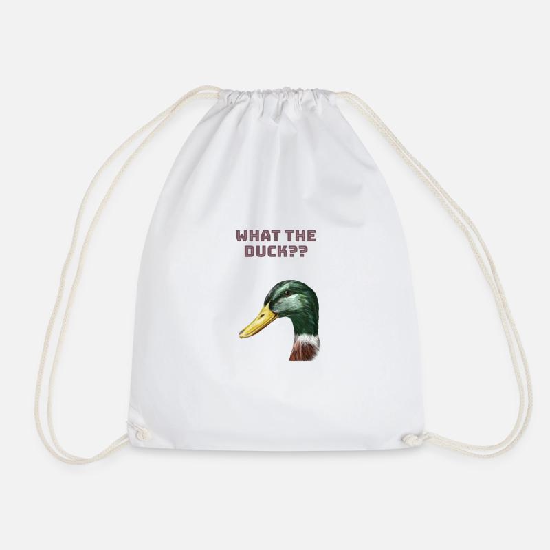 What the duck? - Turnbeutel - Weiß