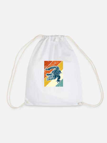 Alligator - Turnbeutel - Weiß