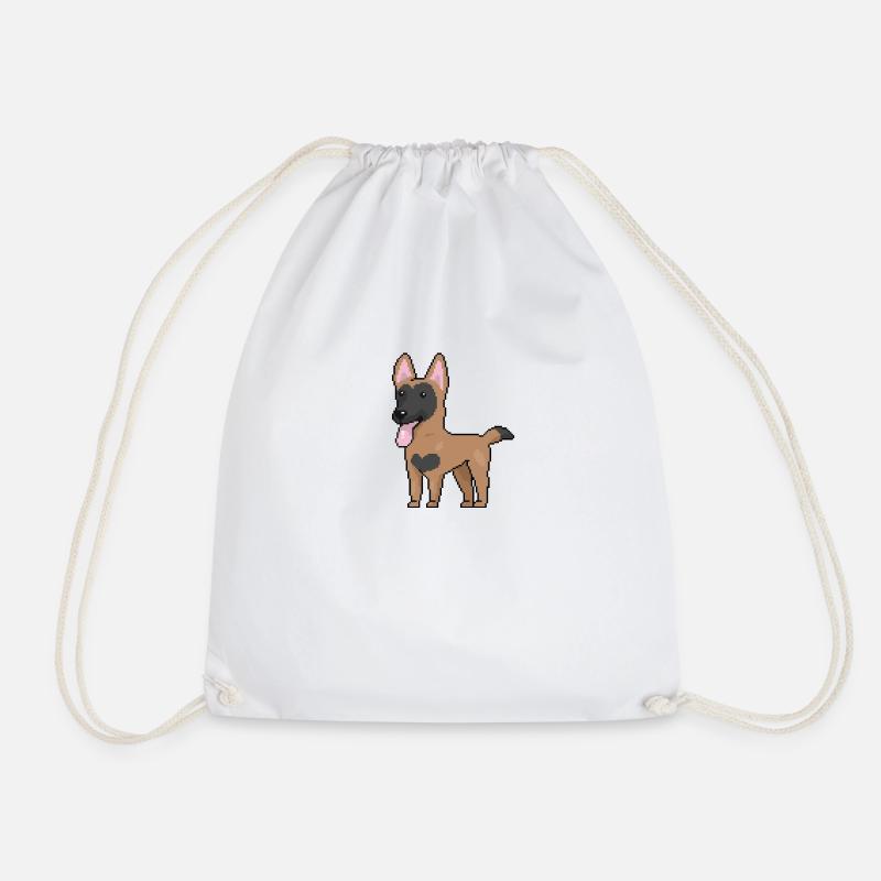 Malinois - Turnbeutel - Weiß