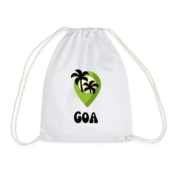 GOA T-Shirts Sweats à capuche Idée cadeau Inde Voyageurs - Sac de sport léger - blanc - Devant