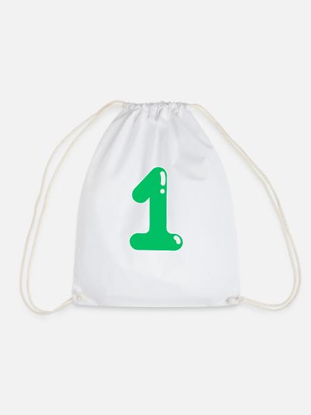 T Shirt - Drawstring Bag - white