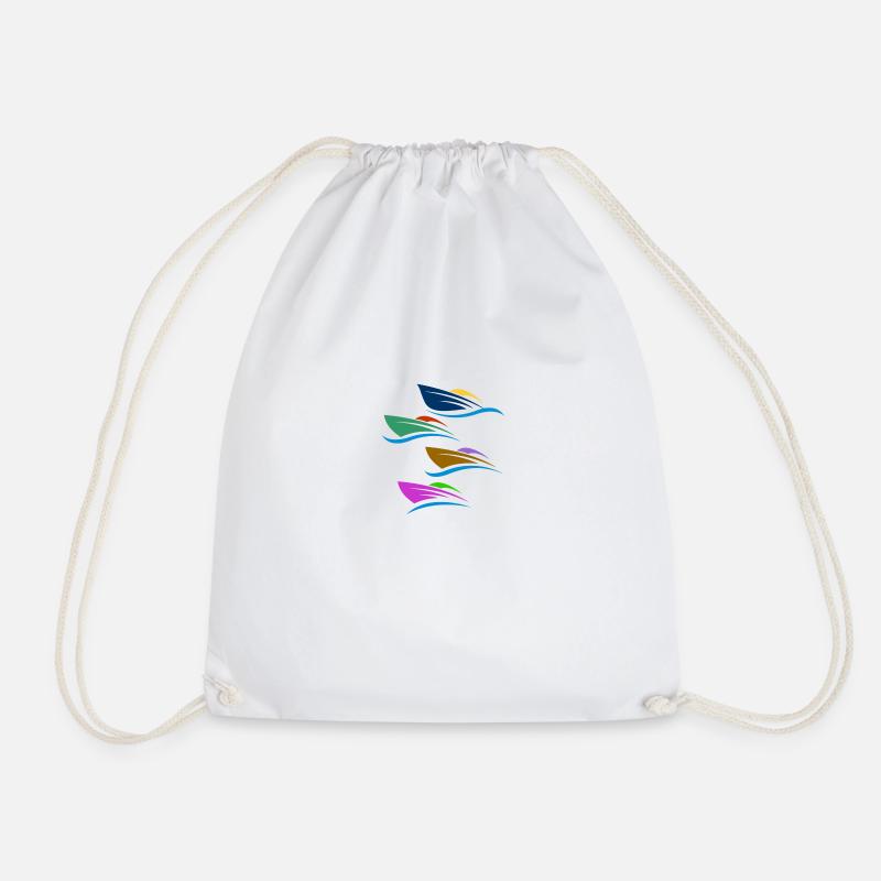 Speed Racing -The Only True - Drawstring Bag - white