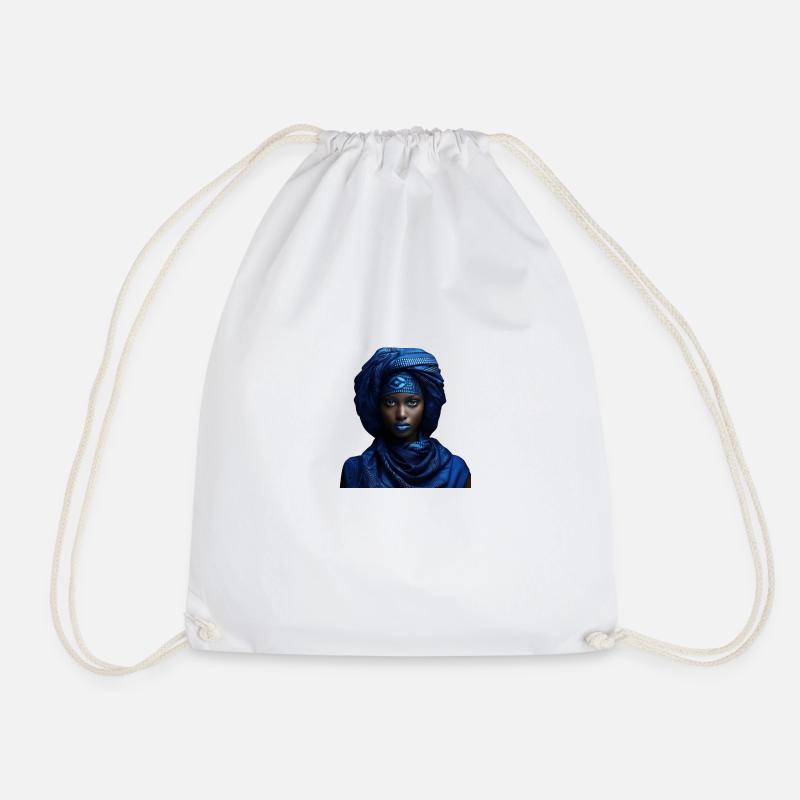 NKENTO MBUDI - Drawstring Bag - white