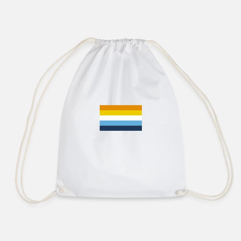 Aro Ace Pride Flagge - Turnbeutel - Weiß