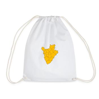 Burundi yellow - Turnbeutel - Weiß - Vorne
