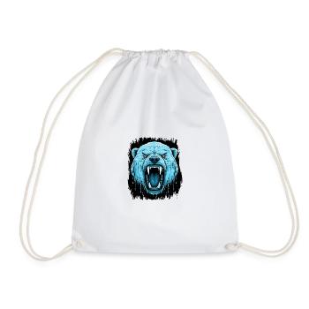 climate change happy present idea capitalist books - Drawstring Bag - white - Front