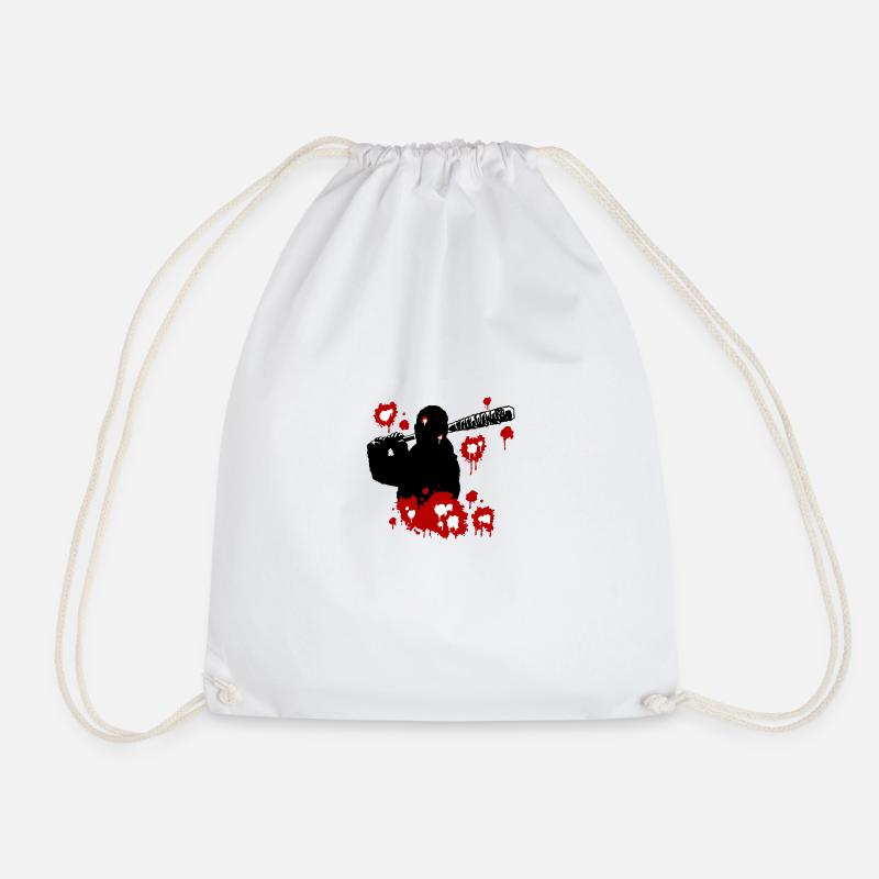 Negan red - Sac de sport léger - blanc