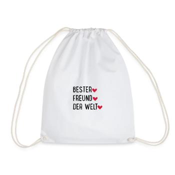 Meilleur ami du monde - Sac de sport léger - blanc - Devant