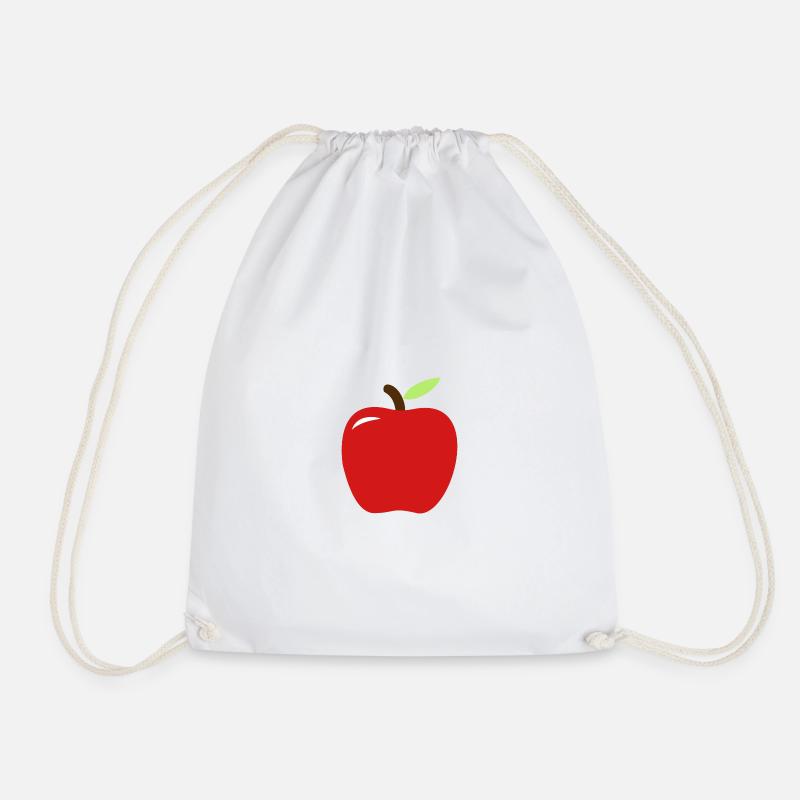 Apfel - Turnbeutel - Weiß
