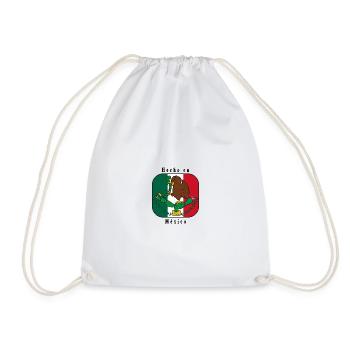 Hecho_en_México escudo - Turnbeutel - Weiß - Vorne