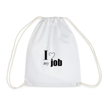 J’aime mon travail - Sac de sport léger - blanc - Devant