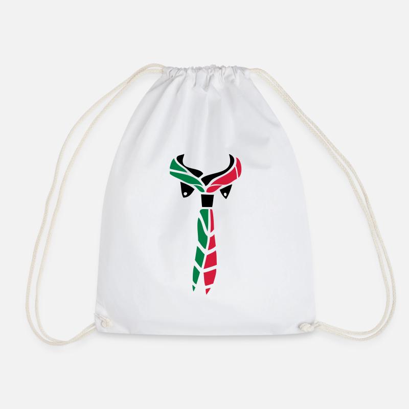 Scout scarf - Drawstring Bag - white