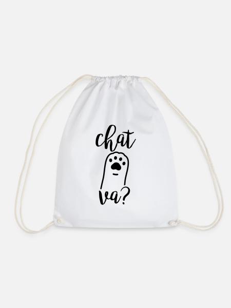 Chat va ? - Sac de sport léger - blanc