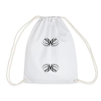 Design artful abstract tribal - Drawstring Bag - white - Front