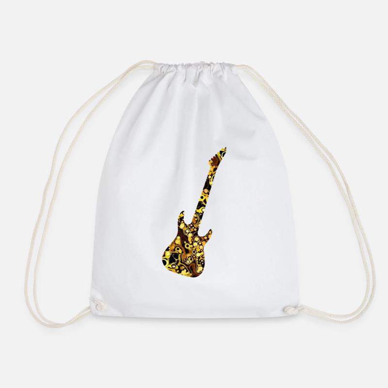 GialloInBolle guitar - Drawstring Bag - white