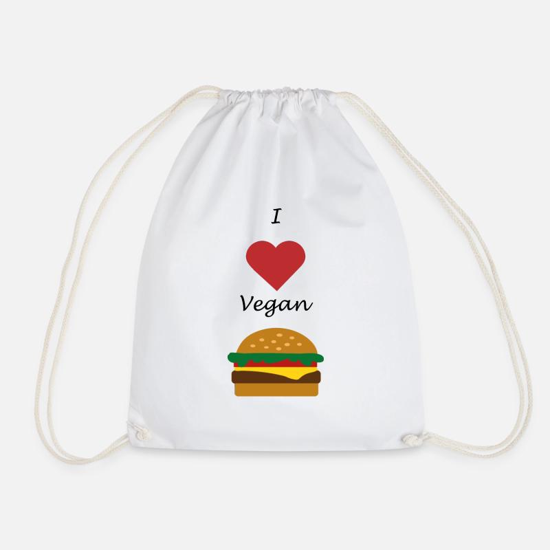 Burger - Turnbeutel - Weiß