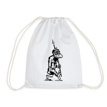 homme des cavernes Ancêtre Grand singe Évolution - Sac de sport léger - blanc - Devant
