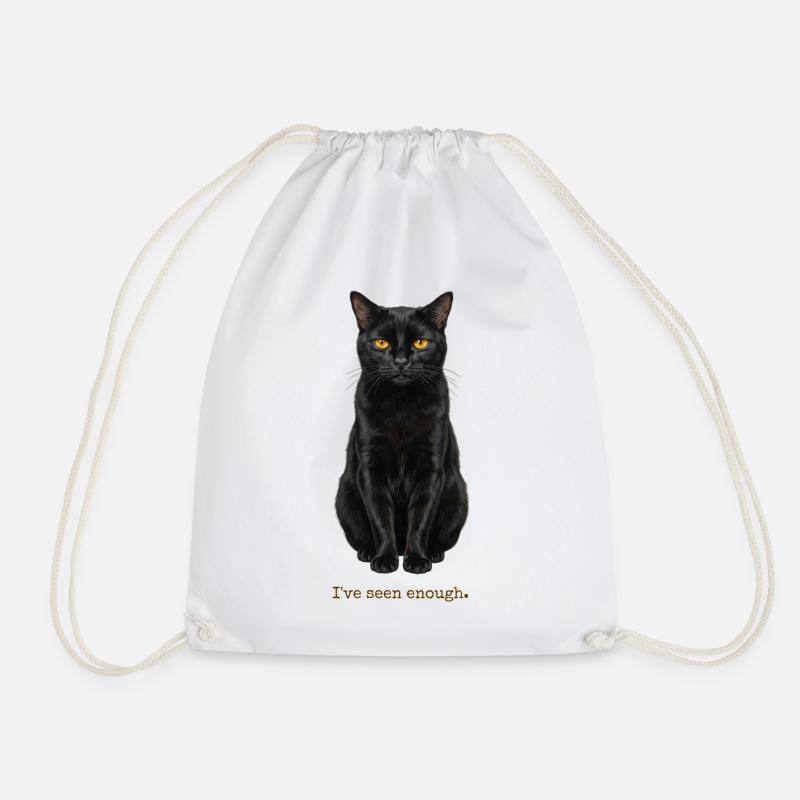 Ich habe genug Katze gesehen - Turnbeutel - Weiß