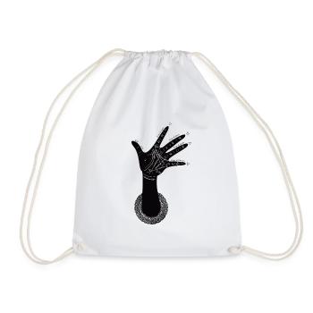 Handlesen Spirituell Esoterik Witch Hexe Wicca - Turnbeutel - Weiß - Vorne