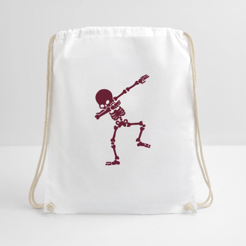 Skeleton mind Drawstring Bag