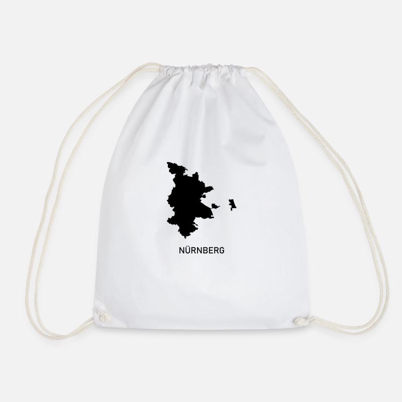 Nuremberg - Drawstring Bag - white