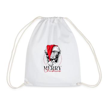 Santa Nouvelle-Écosse Duck Tolling Retriever Noël - Sac de sport léger - blanc - Devant
