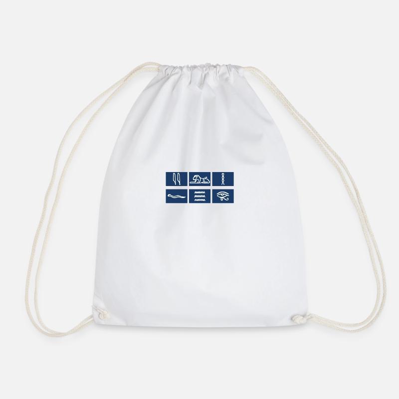ONLY CONNECT - Drawstring Bag - white