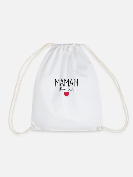 Maman D'Amour - Sac de sport léger - blanc