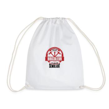 véritable parrain bricoleur maillot bricolage - Sac de sport léger - blanc - Devant
