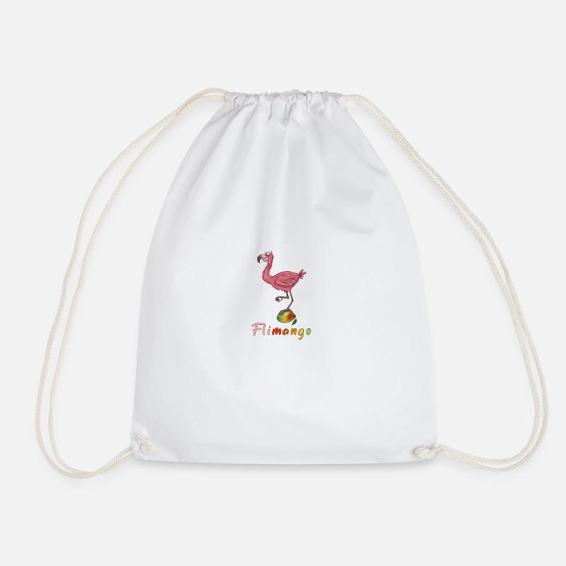 flimango - Drawstring Bag - white