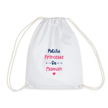 Petite princesse de maman - Sac de sport léger - blanc - Devant