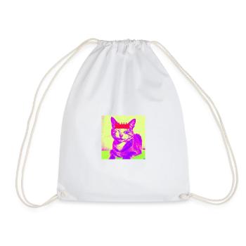 Blind Cat 4 - Turnbeutel - Weiß - Vorne