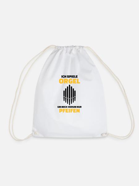 Orgel - Turnbeutel - Weiß