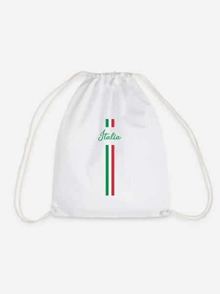 Italia - Italy - Italien - Rom - Venedig - Mailand - Turnbeutel - Weiß