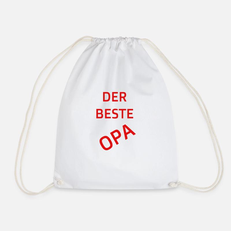 Der beste Opa - Turnbeutel - Weiß