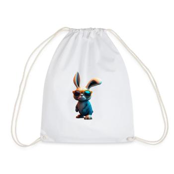Rabbit - Turnbeutel - Weiß - Vorne