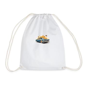 Palmiers Lowrider - Sac de sport léger - blanc - Devant