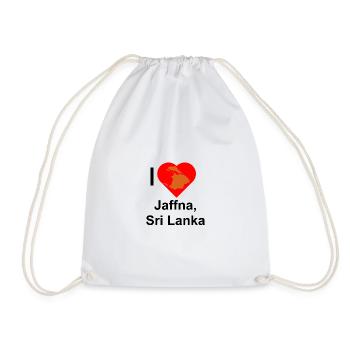 Jaffna, Sri Lanka - Sac de sport léger - blanc - Devant