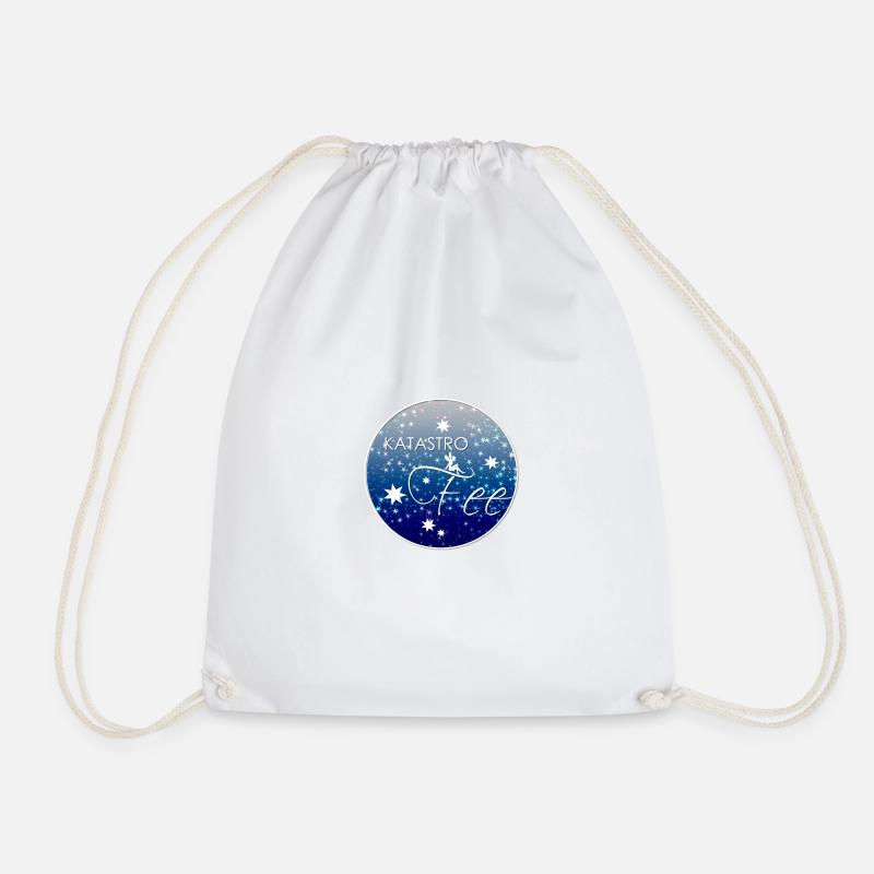 Katastrofee - Drawstring Bag - white