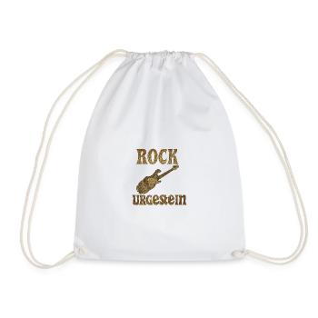 Rock Urgestein – Golden Guitar for Legends - Drawstring Bag - white - Front