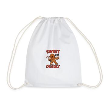 Süß, Aber Gefährlich Gingerbread - Drawstring Bag - white - Front