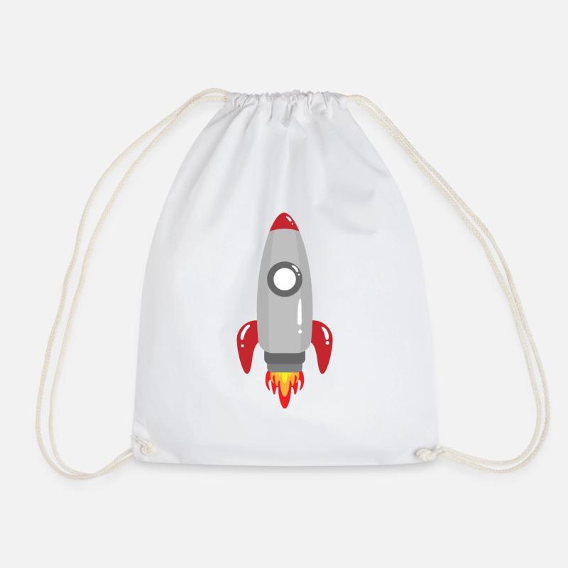 Rackete - Drawstring Bag - white