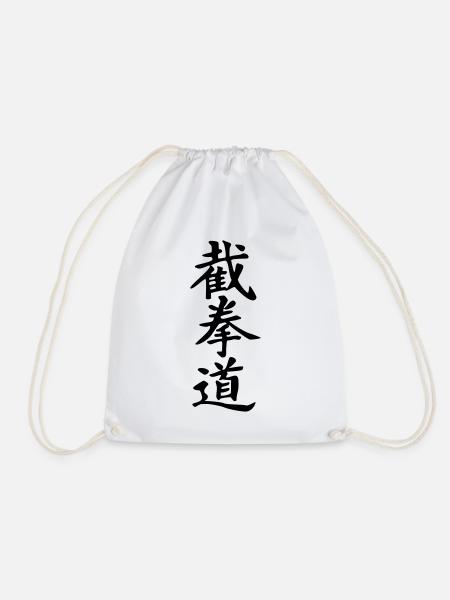 Jeet Kune Do_kanji - Turnbeutel - Weiß