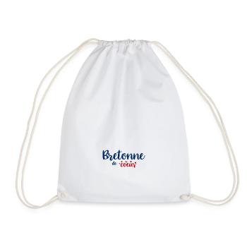 Bretonne de coeur - Sac de sport léger - blanc - Devant