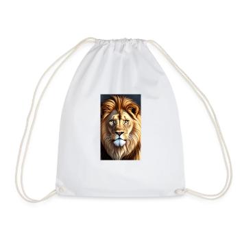 Lion Power : votre style, votre majesté - Sac de sport léger - blanc - Devant