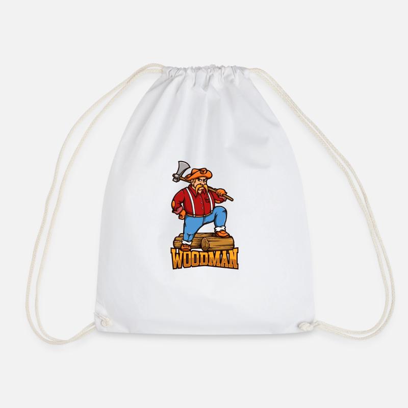 Der Holzfäller - Turnbeutel - Weiß